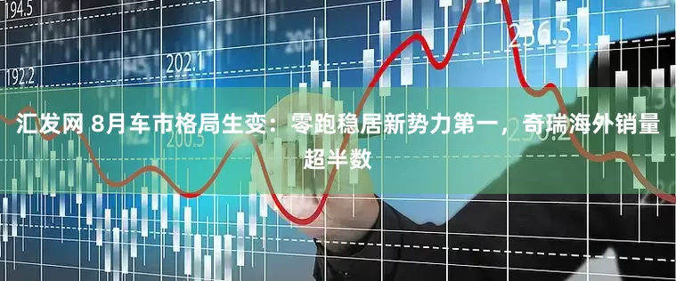 汇发网 8月车市格局生变：零跑稳居新势力第一，奇瑞海外销量超半数